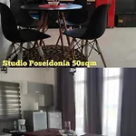 Poseidonia 50 & 70 Sqm With Sea View شقة Corinth