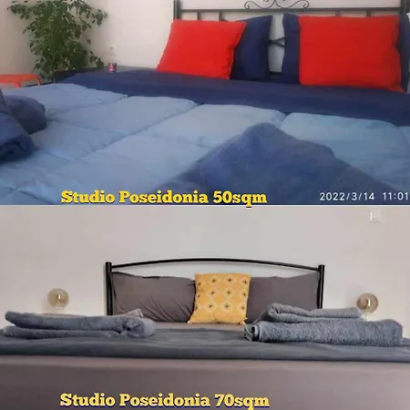Poseidonia 50 & 70 Sqm With Sea View דירה *