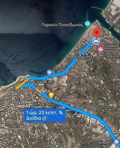 アパート Poseidonia 50 & 70 Sqm With Sea View