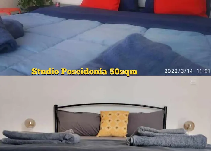 Poseidonia 50 & 70 Sqm With Sea View Lägenhet *