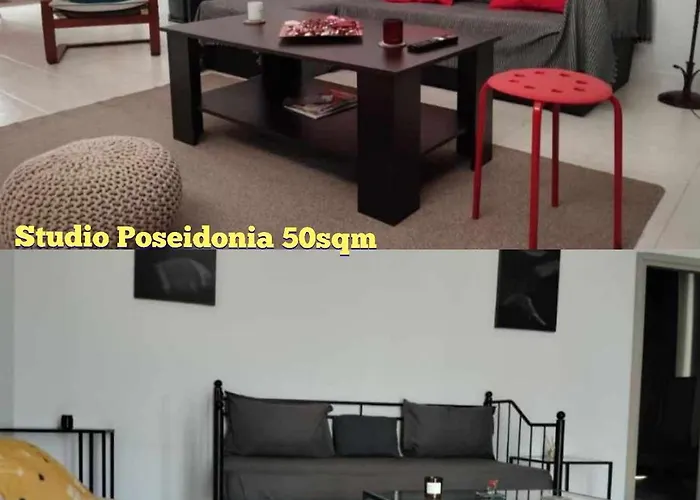 Apartmán Poseidonia 50 & 70 Sqm With Sea View *